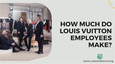 how much does a louis vuitton employee make|Louis Vuitton model salary.